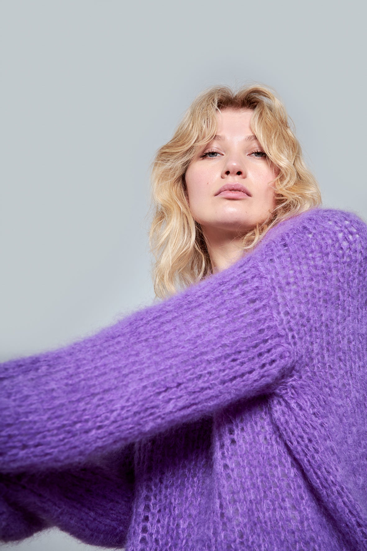 V-neck Jumper Mohair