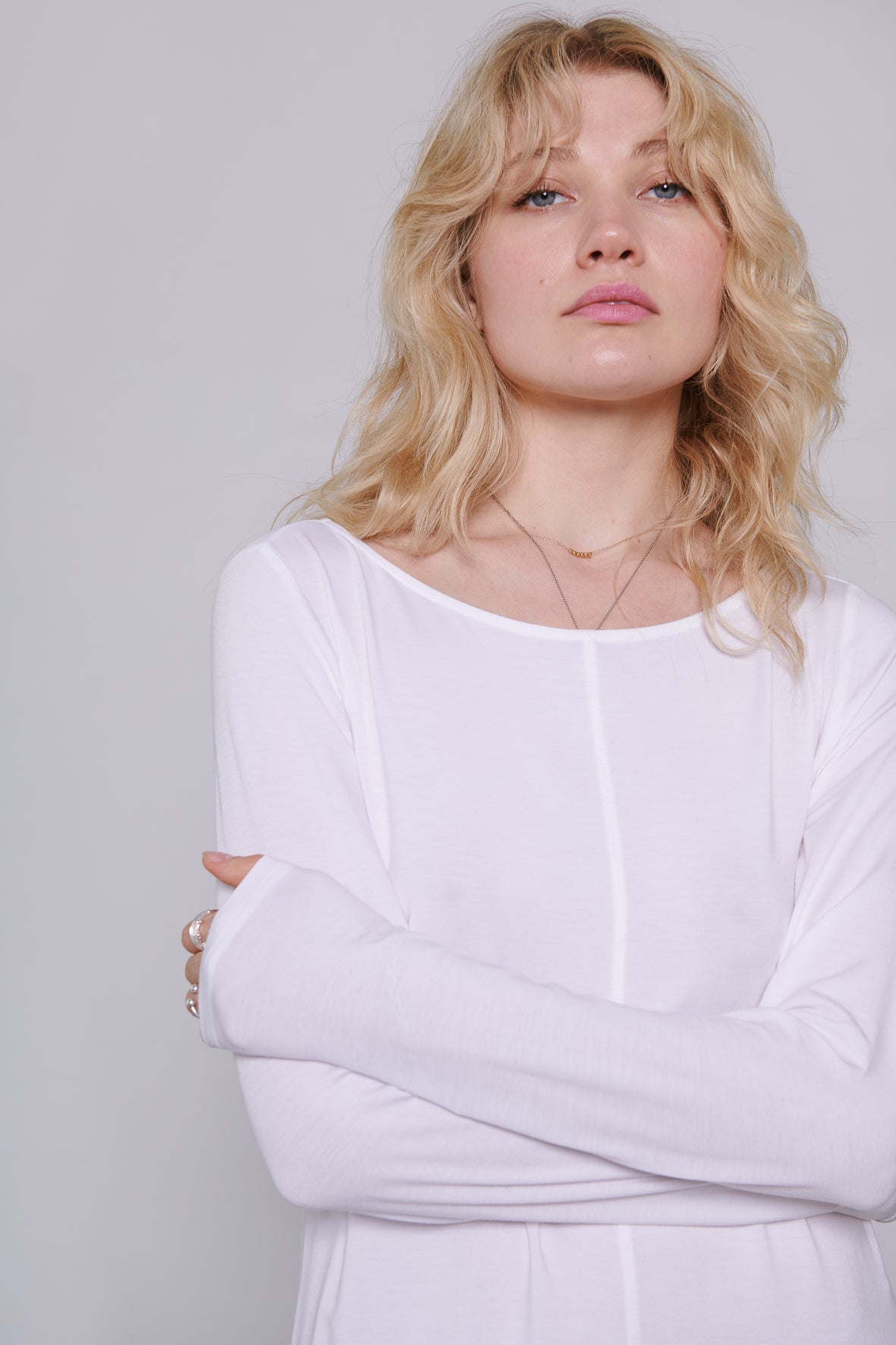 * MIDI DRESS LONGSLEEVE micro modal - BASIC COLLECTION