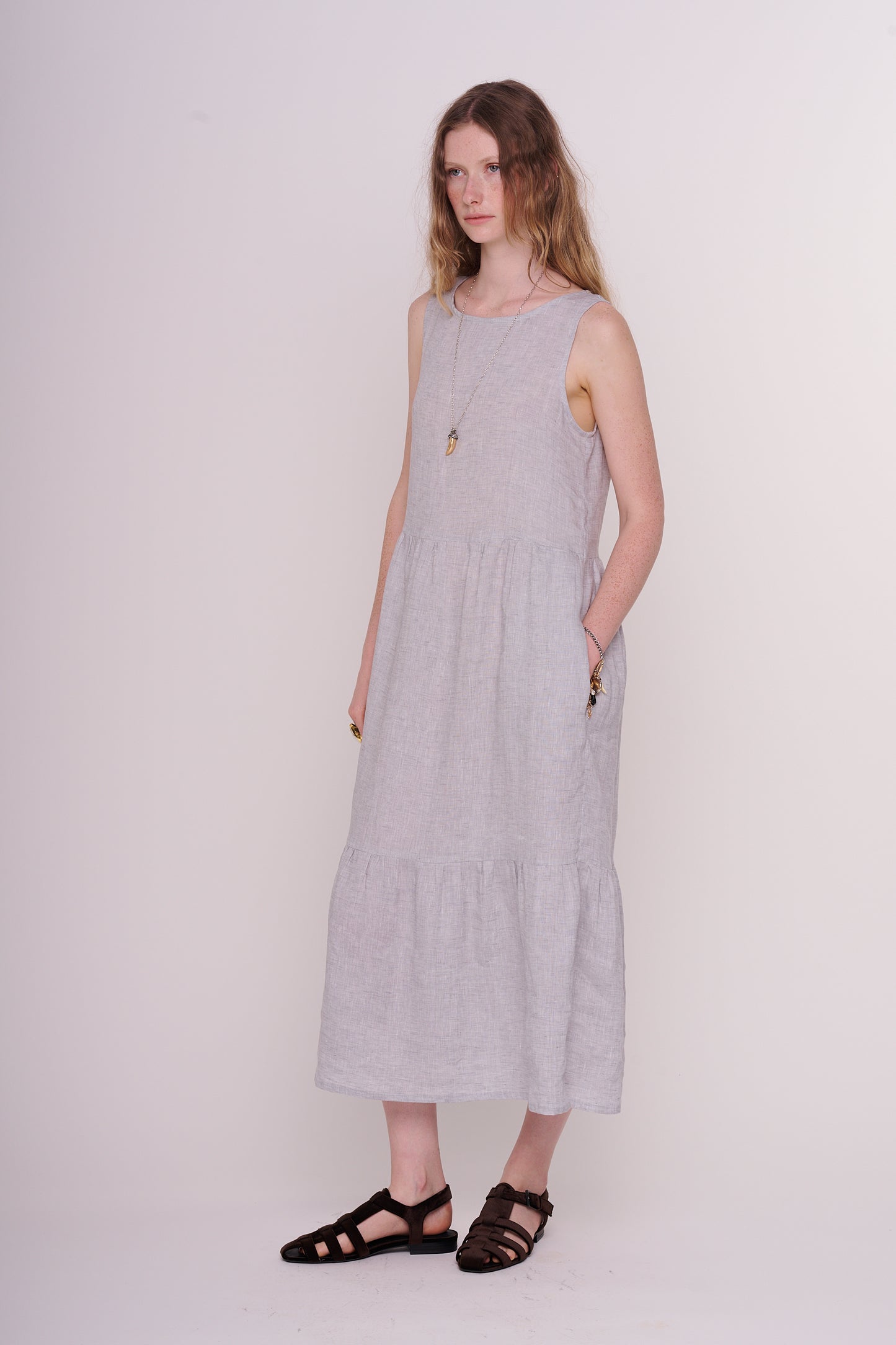 * linen dress