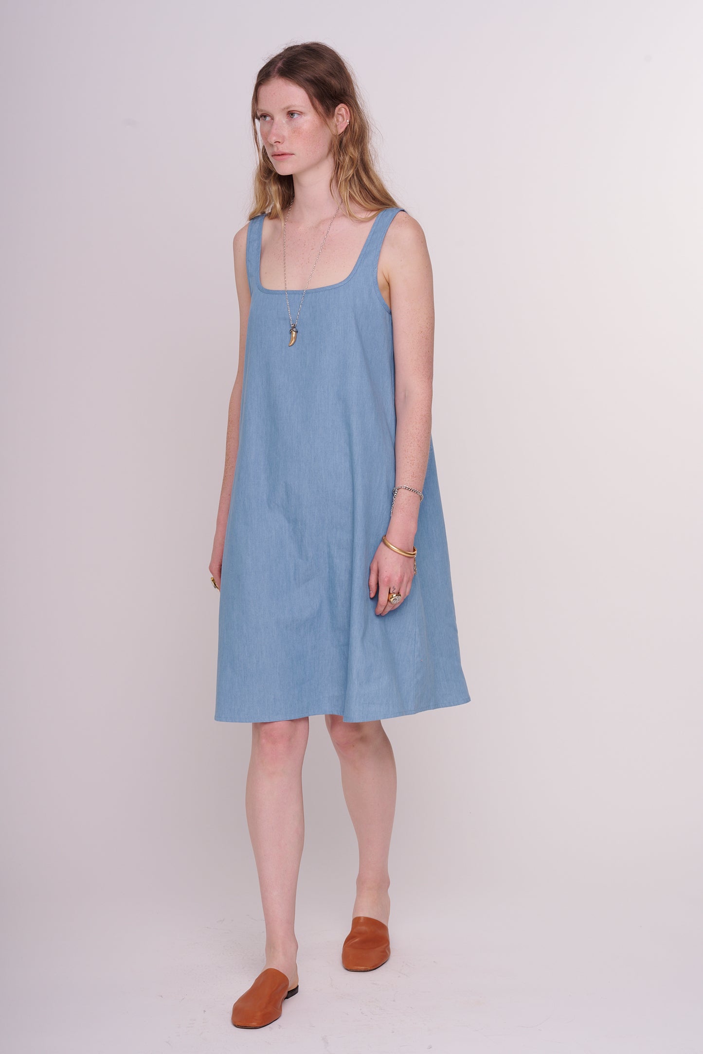 cotton denim dress