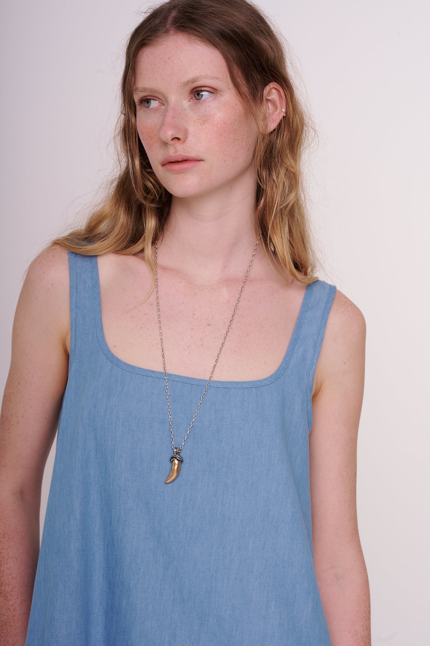 cotton denim dress