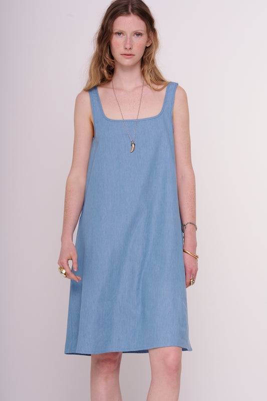 cotton denim dress