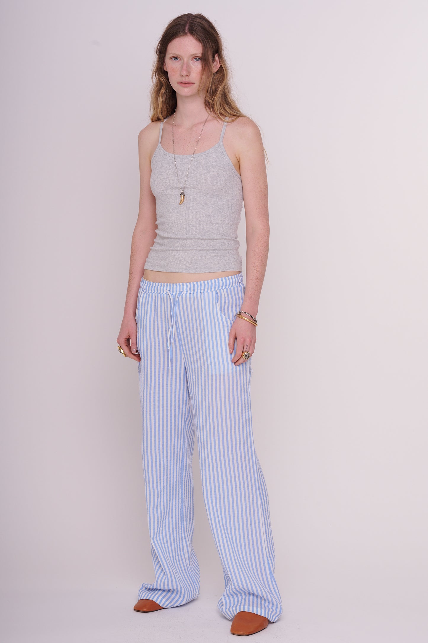 woven cotton pants