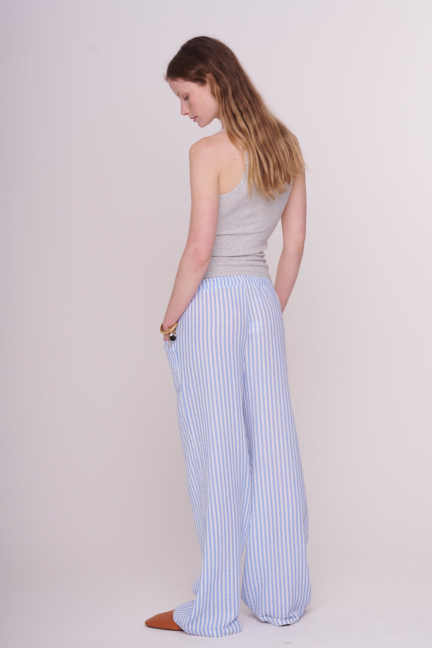 woven cotton pants