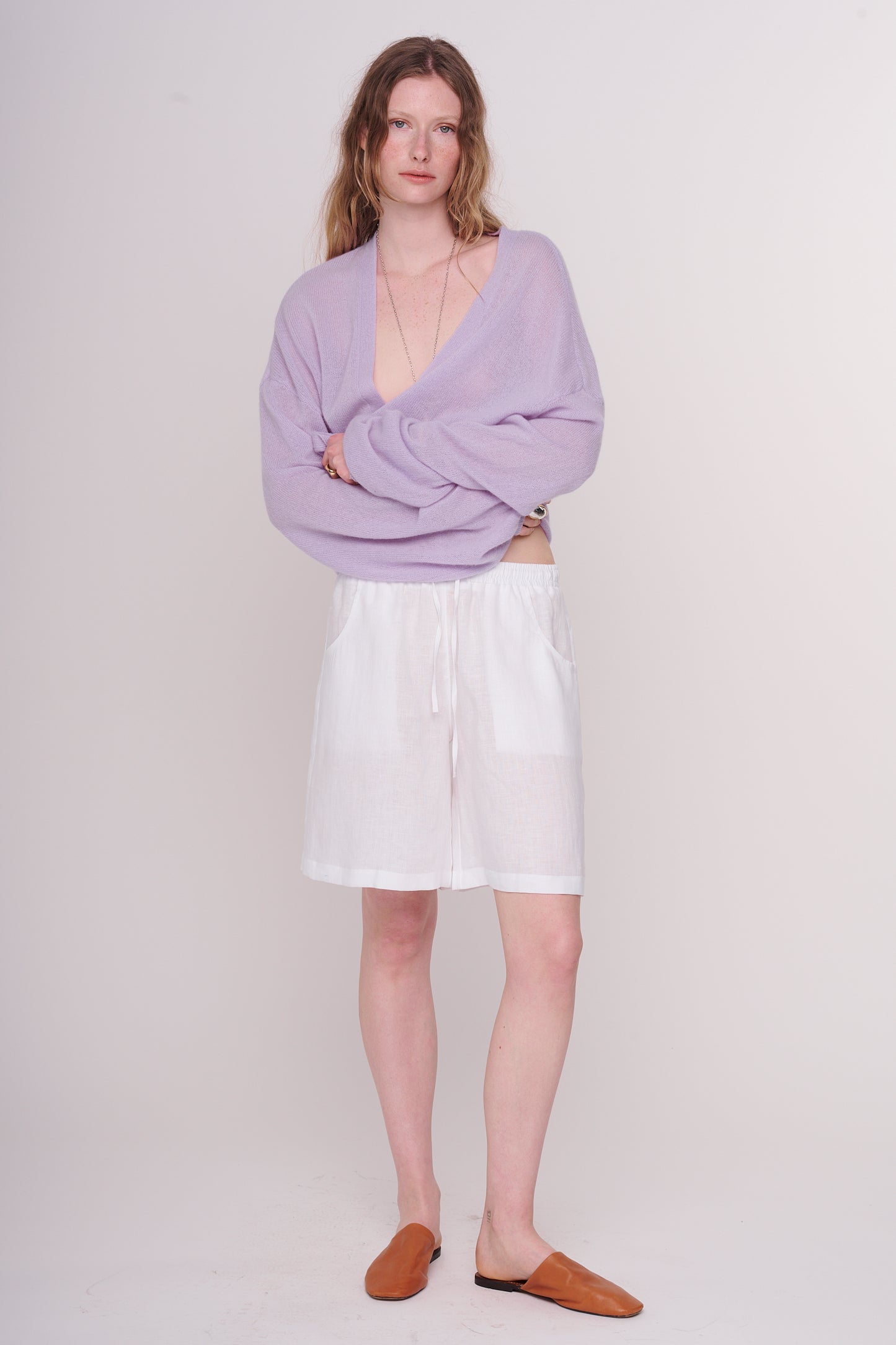 cashmere cardigan
