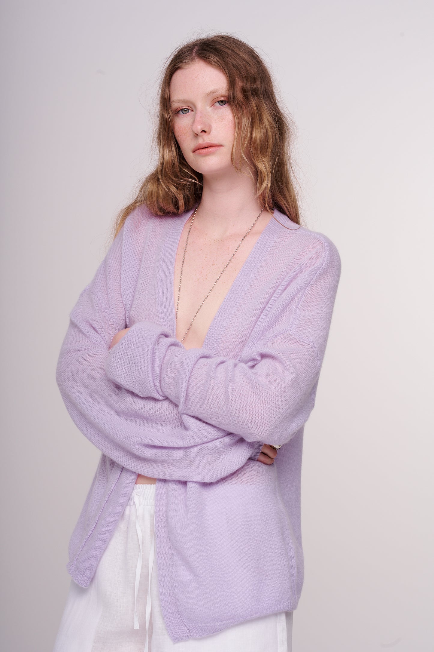 cashmere cardigan