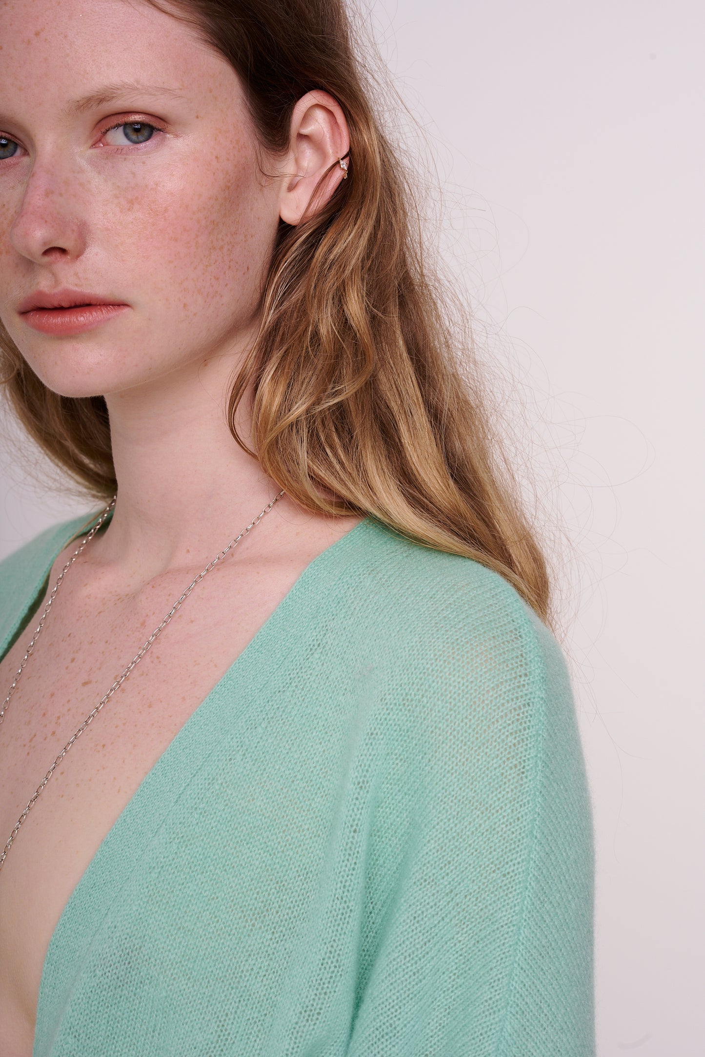cashmere cardigan