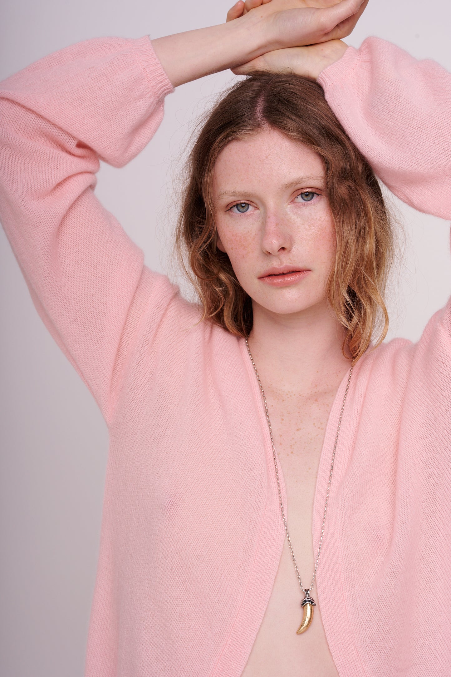 cashmere cardigan