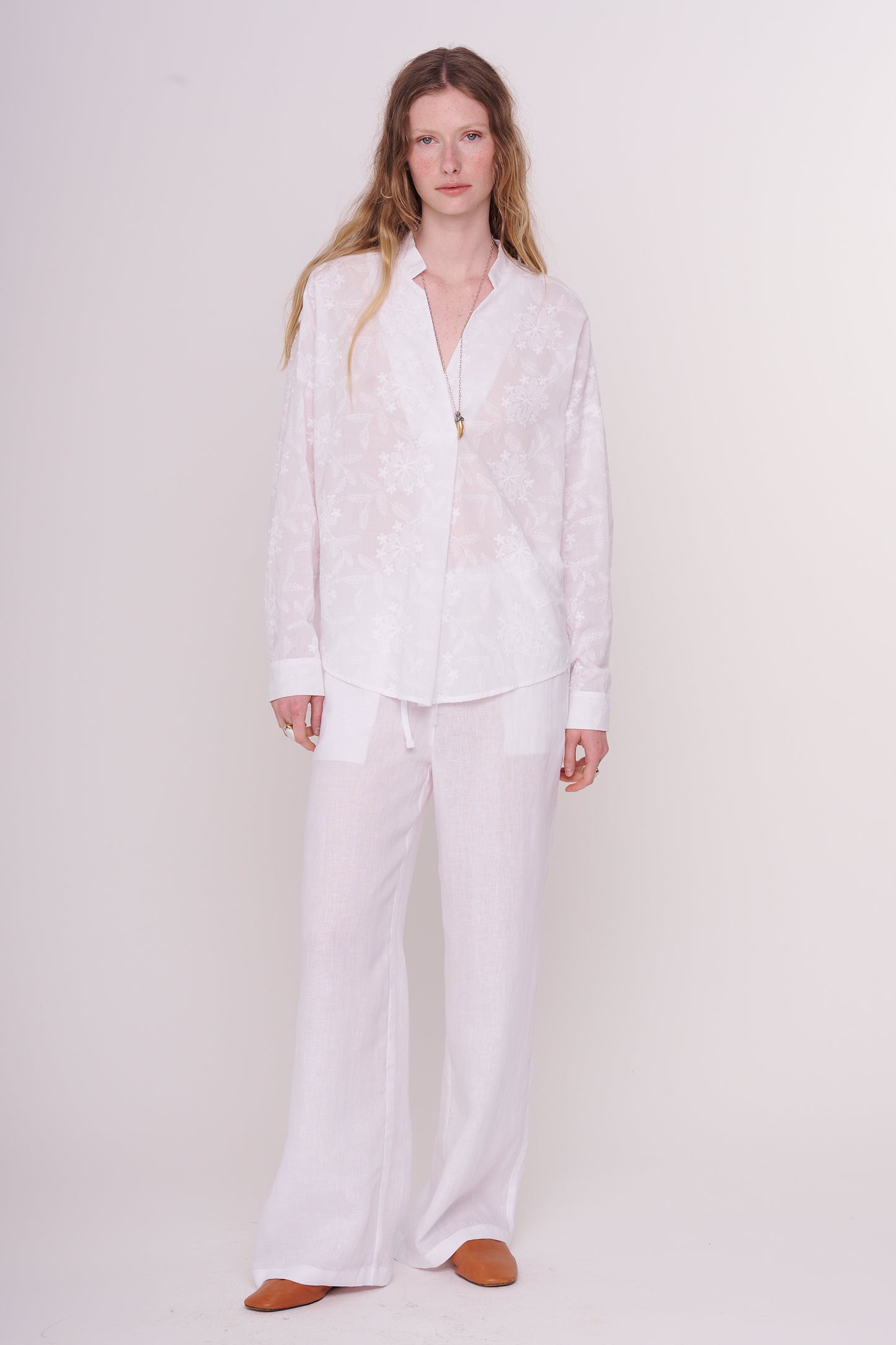 woven cotton blouse