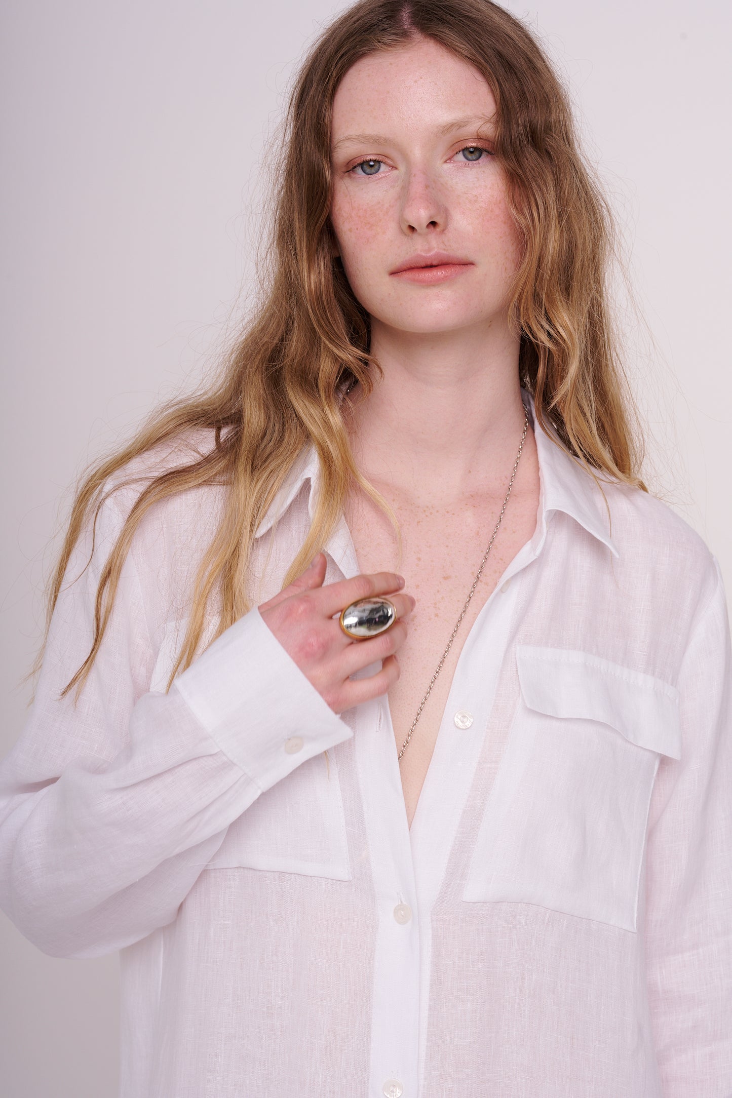 linen dress with buttons