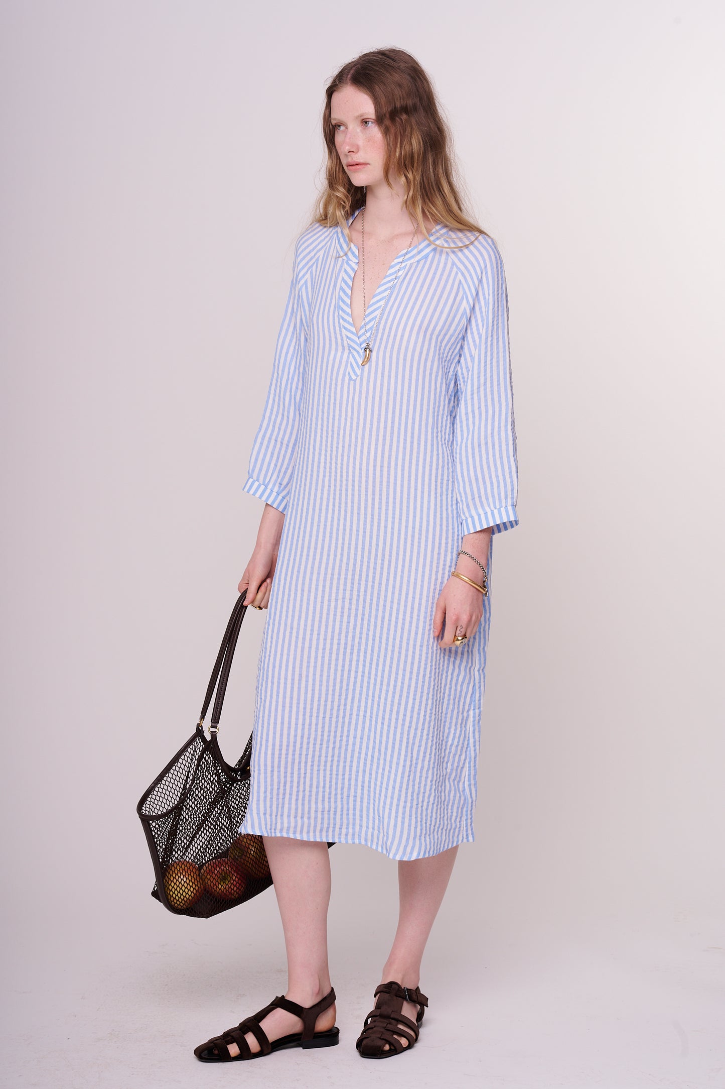 woven cotton dress