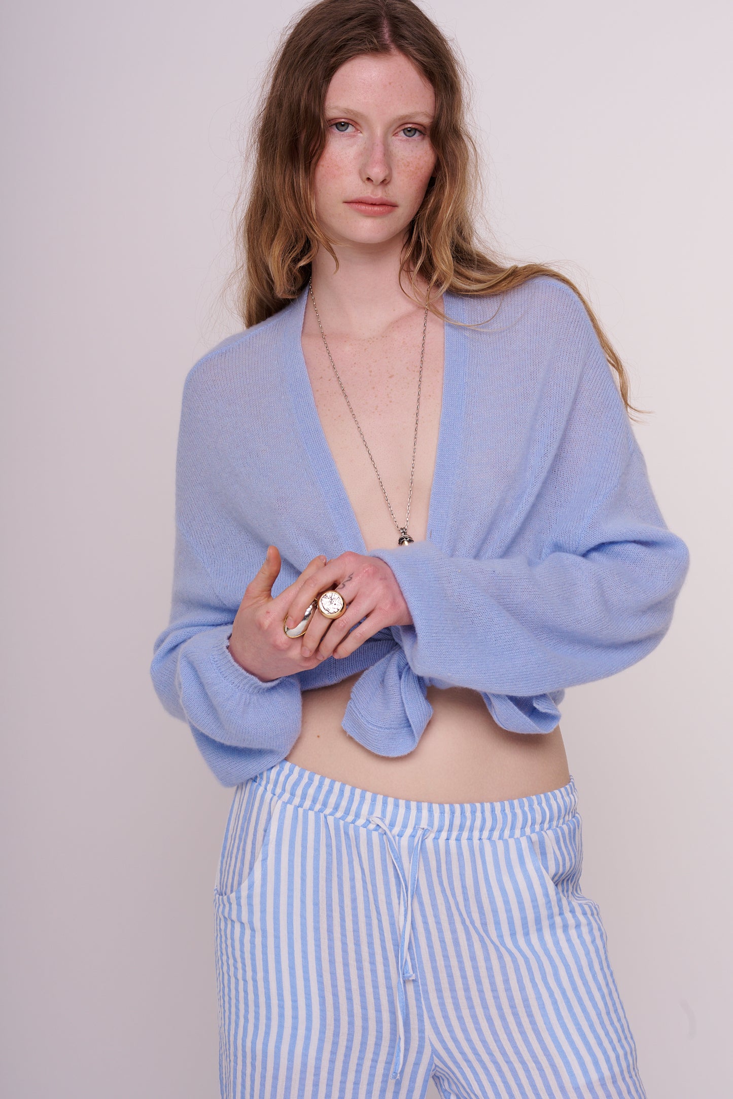 cashmere cardigan