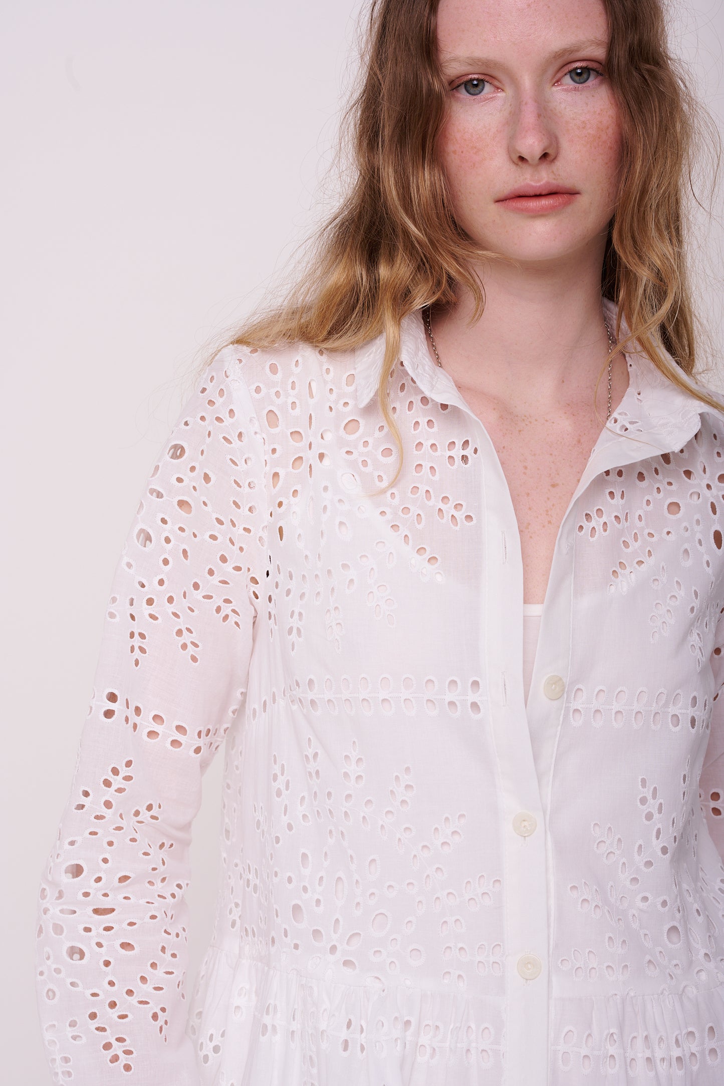 cotton dress with buttons