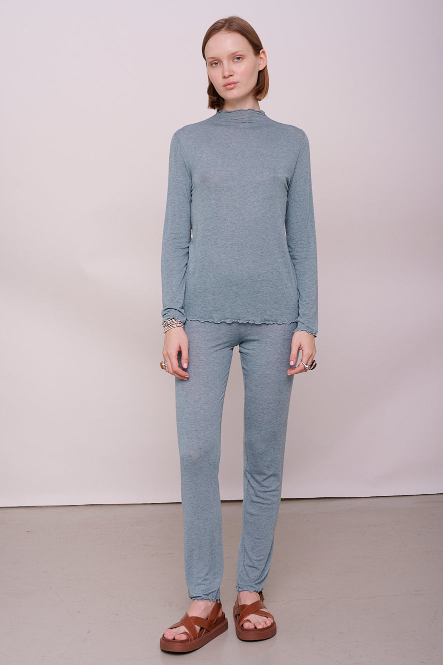 * body cashmere shirt higher neck
