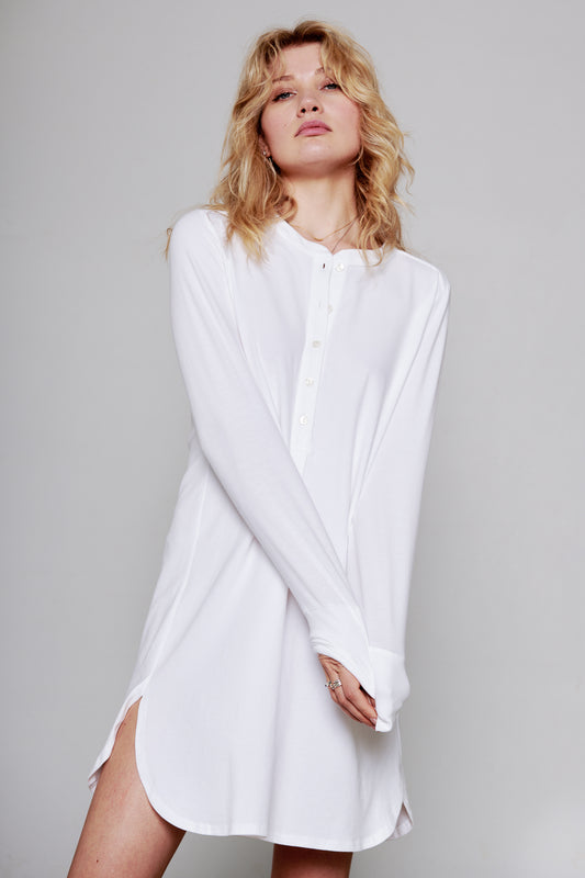 Longshirt with buttons - Organic Cotton