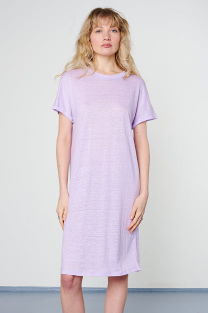 Dress Longshirt - woven linen knit