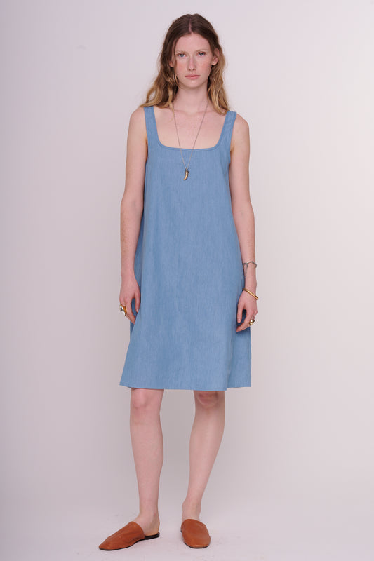 cotton denim dress