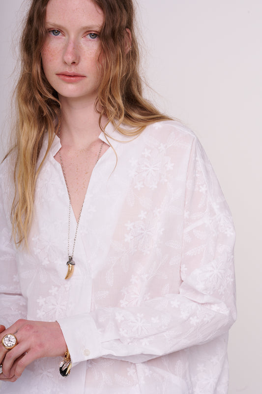 woven cotton blouse