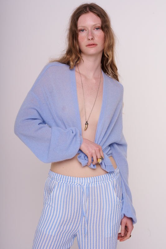 cashmere cardigan