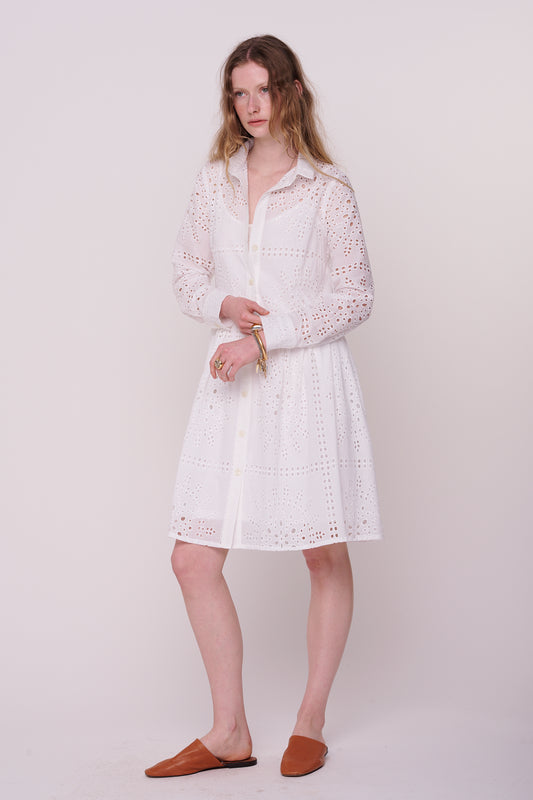cotton dress with buttons