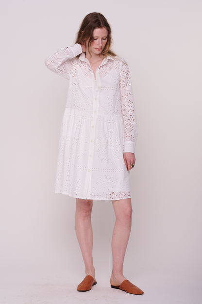 cotton dress with buttons