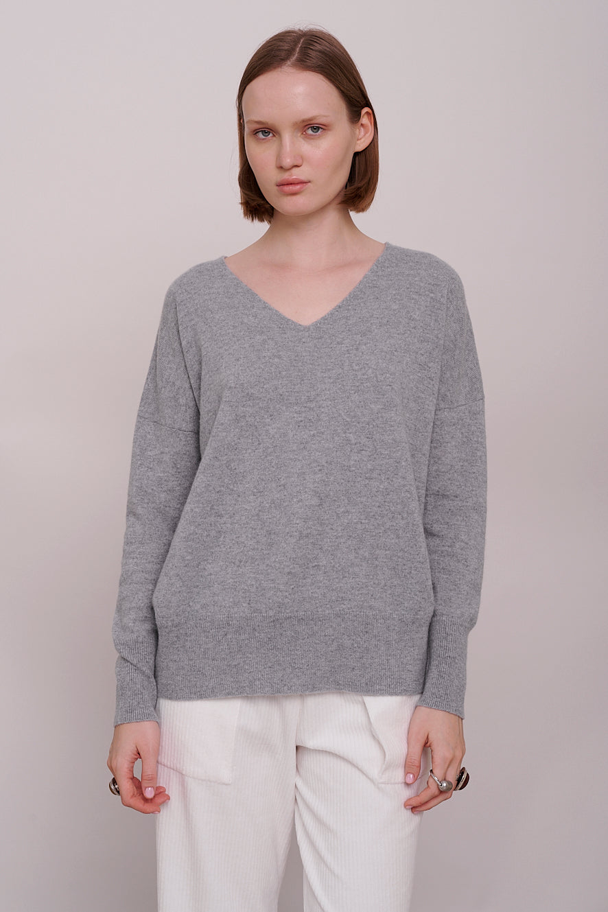 cashmere jumper v-neck