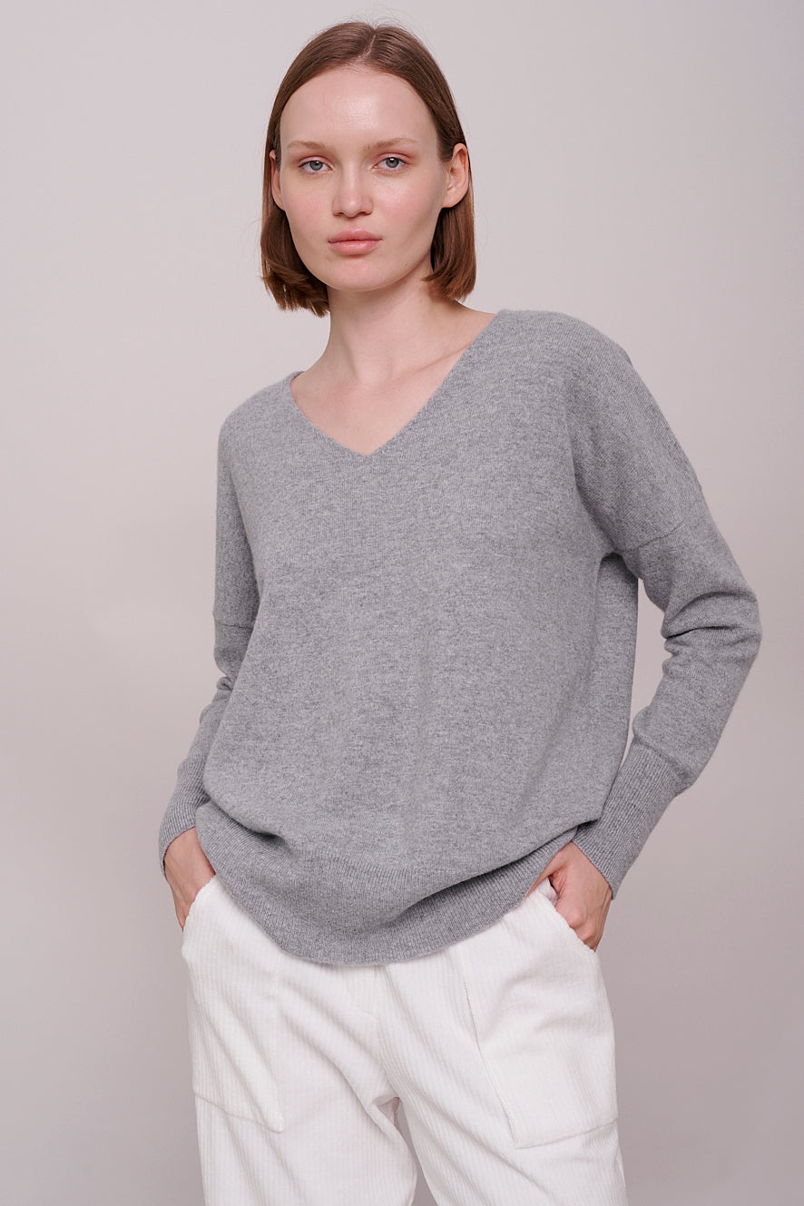 cashmere jumper v-neck