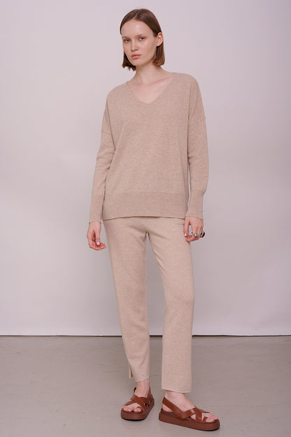 cashmere jumper v-neck