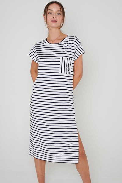 Dress Viscose Streifen