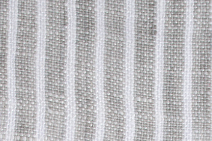 DRESS striped linen